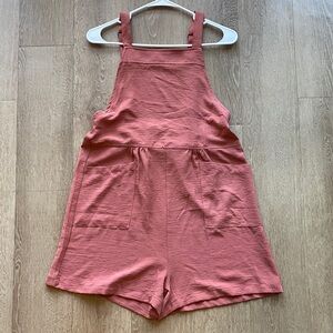 Amazon Rosewood Sleeveless Short Overalls Romper